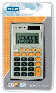 Kalkulačka MILAN - vrecková - 8-miestna - 150208 oranžová