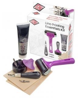 Kreatívna sada na linoryt ESSDEE Lino Printing Essential Kit