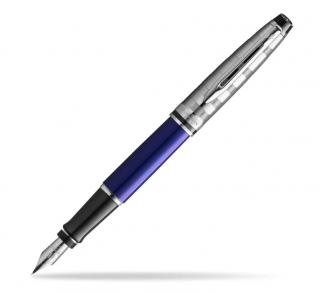 Luxusné plniace pero WATERMAN Expert DeLuxe Navy Blue CT - darčekovej krabičke Waterman