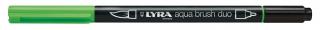 Marker LYRA - Aqua Brush Duo - 056 Brilliant Green - obojstranný