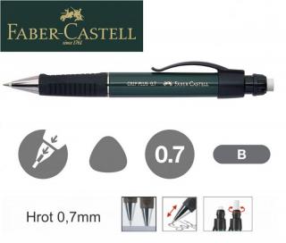 Mechanická ceruzka FABER-CASTELL Grip Plus - 0,7 mm - Zelená