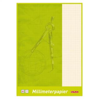 Milimetrový papier Herlitz A3 20-listový - 80 g/m2