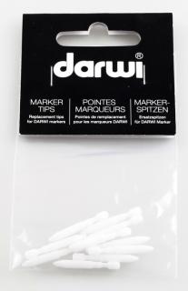 Náhradné hroty do akrylových fixiek DARWI - 3 ml - 1 mm - 10 ks