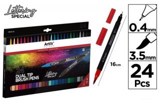 Obojstranné markery ArtiX Paints - sada 24 ks
