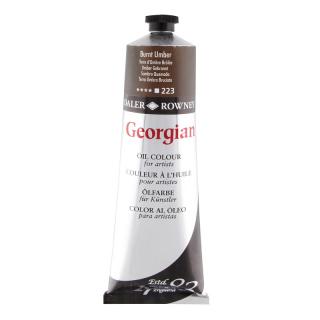 Olejová farba D&R Georgian - Burnt Umber 223 - 38 ml