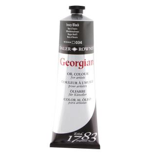 Olejová farba D&R Georgian - Ivory Black 034 - 225 ml