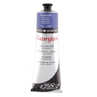 Olejová farba D&R Georgian - Permanent Blue 137 - 38 ml