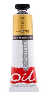 Olejová farba D&R Graduate - Gold - 38 ml