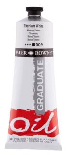 Olejová farba D&R Graduate - Titanium White - 200 ml