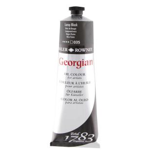 Olejová farba Damp;R Georgian - Lamp Black 035 - 38 ml