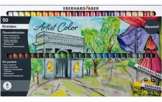 Olejové pastely EBERHARDFABER Artist Color - sada 50 farieb
