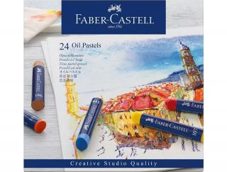 Olejové pastely FABER-CASTELL Gofa - Oil Pastels - farebná sada 24 kusov