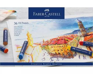 Olejové pastely FABER-CASTELL Gofa - Oil Pastels - farebná sada 36 kusov