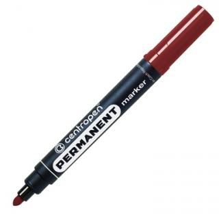 Permanentný značkovač Centropen 8566 - šírka stopy 2,5 mm - rôzne farby