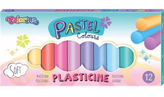 Plastelína Colorino PASTEL Collection - 12 pastelových farieb