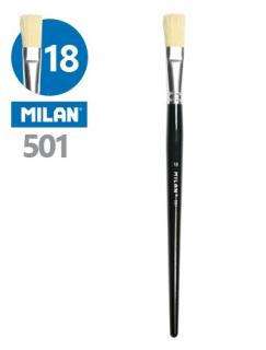 Plochý štetec MILAN - 501 - č. 18