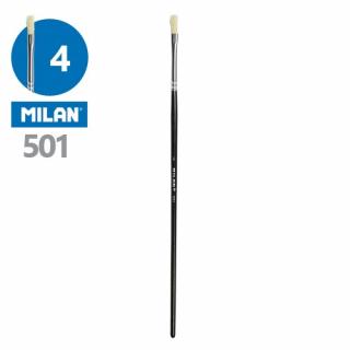 Plochý štetec MILAN - 501 - č. 4
