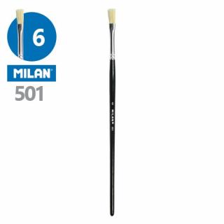 Plochý štetec MILAN - 501 - č. 6