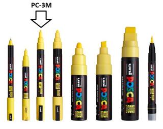 POSCA popisovač - PC-3M - šírka stopy 0,9 - 1,3 mm - rôzne farby