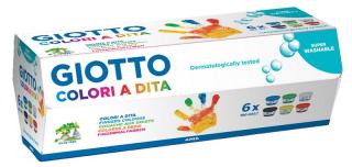 Prstové farby FILA Giotto -  6 x 100 ml