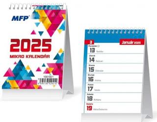 SK Kalendár 2025 - stolový - Mikro