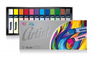 Suché pastely Colorino Artist - Soft Pastels - farebná sada 12 ks