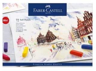 Suché pastely FABER-CASTELL - Soft Pastels - farebná sada mini 72 ks