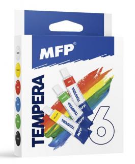Temperové farby MFP - sada 6 x 12 ml