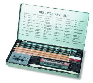 Umelecké ceruzky KOH-I-NOOR GIOCONDA Art Set - plechová krabička - mini sada