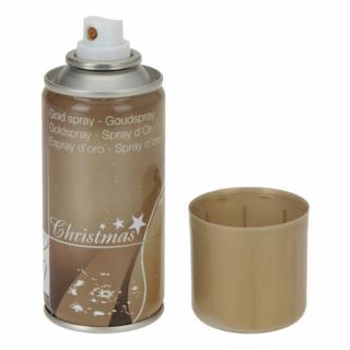 Vianočný dekoratívny sprej KOOPMAN - 150 ml - zlatý