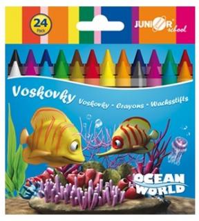 Voskovky Junior Ocean World - 24 ks