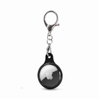 Apple AirTag kľúčenka - čierna farba (TPU plast)  + prekvapenie
