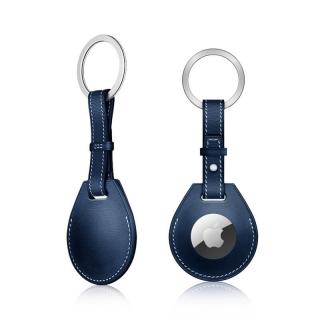 Apple AirTag kľúčenka - námornická modrá (PU koža)  + prekvapenie