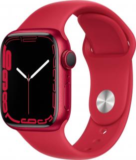 Apple Watch 7 GPS 41mm | Červený hliník - RED Aluminium  + prekvapenie