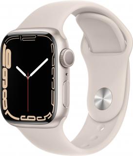 Apple Watch 7 GPS 41mm | Hviezdne biely hliník - Starlight Aluminium  + prekvapenie