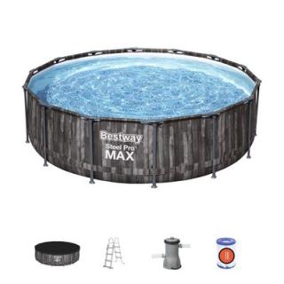 Bazén s filtrom a pumpou Bestway® Steel Pro Max, 5614Z,4.27m x 1.07m