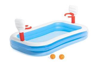 Decký, nafukovací basketvalový bazén Bestway® 54122, 2,51x1,68x1,02 m