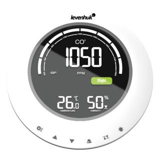 Detektor hladiny koncentrácie CO2 Levenhuk Wezzer PLUS LP90