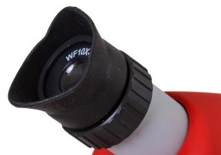 Detský mikroskop Bresser Junior 40x-640x, červený