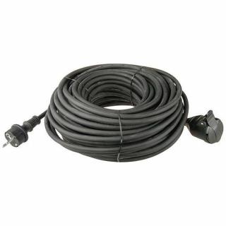 Dlhý predžovací kábel EMOS E-004, predlžovací, 10 m, 1× 2P + PE, IP44