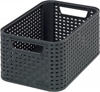 Košík Curver® Style2 S, antracit, 28x12x19 cm