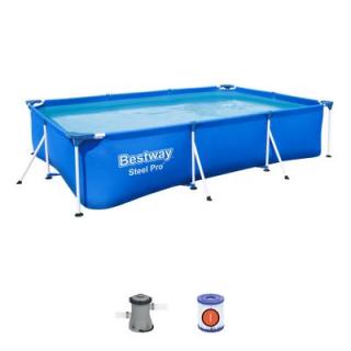 Nadzemný bazén Bestway® Steel Pro™, 56411, + filter + pumpa, 3,00x2,01x0,66 m
