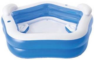 Nafukovací bazén Bestway® 54153 Family Fun, nafukovací, 2,13x2,06x0,69 m