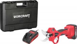 Nožnice Worcraft CSC-S20LiBP ShareSYS, 20V Li-Ion, záhradné, akumulátorové, na konáre, cut.30 mm, 1x 2.0 Ah akumulátor, 1x nabíjačka