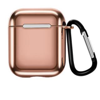 Ochranné puzdro Apple Airpods ružovo - zlaté  + prekvapenie