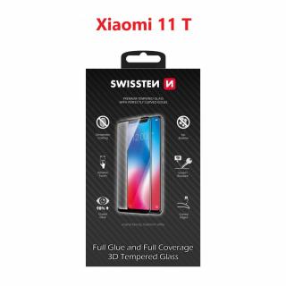 Ochranné sklo SWISSTEN 3D ULTRA Xiaomi 11 T - čierny rámik (54501809)