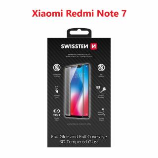 Ochranné sklo SWISSTEN 3D ULTRA Xiaomi REDMI NOTE 7 - čierny rámik (64701823)