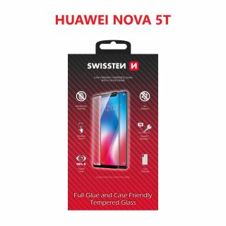Ochranné tvrdené sklo Swissten 3D Huawei NOVA 5T - čierny rámik (54501756)
