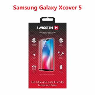 Ochranné tvrdené sklo Swissten 3D Samsung G525 GALAXY XCOVER 5 - čierny rámik