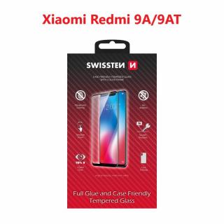 Ochranné tvrdené sklo Swissten 3D Xiaomi REDMI 9A/XIAOMI REDMI 9AT - čierny rámik (54501782)